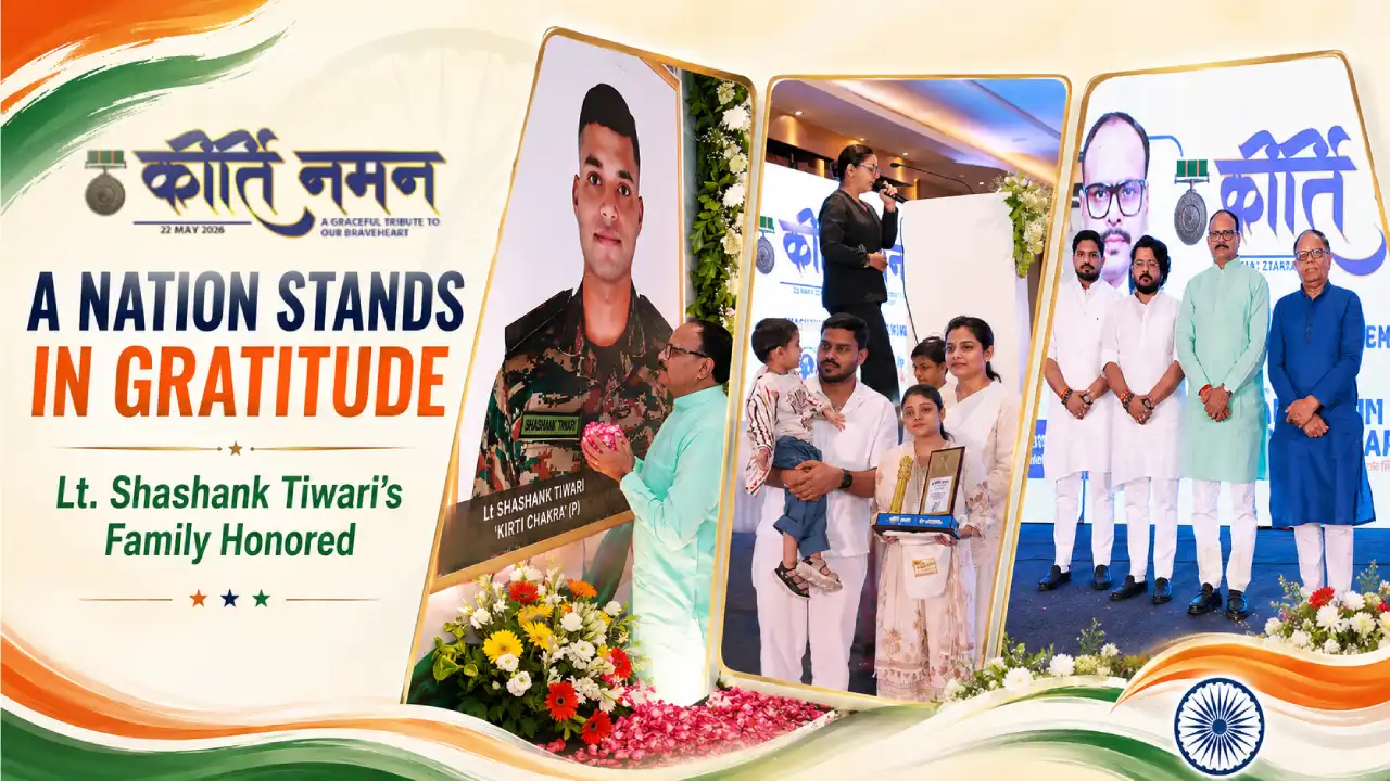 Kirti Chakra Awardee Lt. Shashank Tiwari